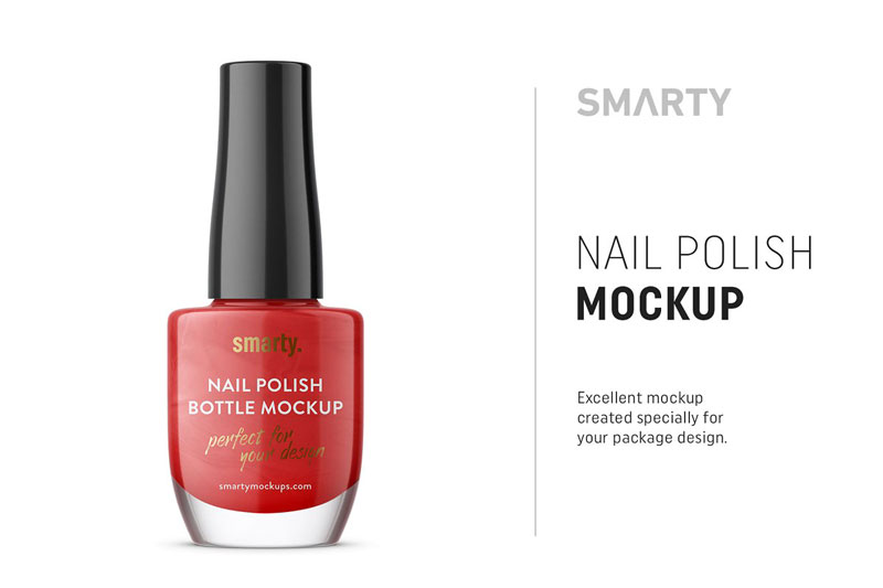 Nail polish bottle mockup 4664260