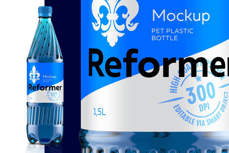 Pet Plastic Bottle Mockup Pet Plastic Bottle Mockup