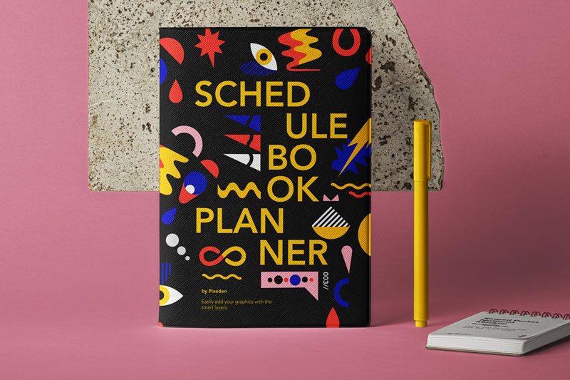 Planner Psd NoteBook Mockup Planner Psd NoteBook Mockup
