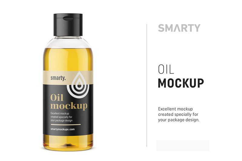 Shower oil bottle mockup 4707231