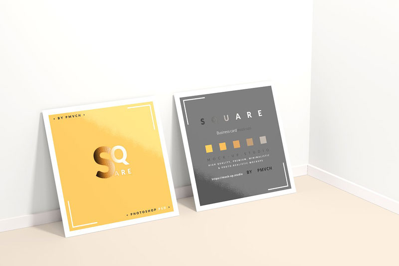 Square Business Card Mockups 4752802 Square Business Card Mockups 4752802