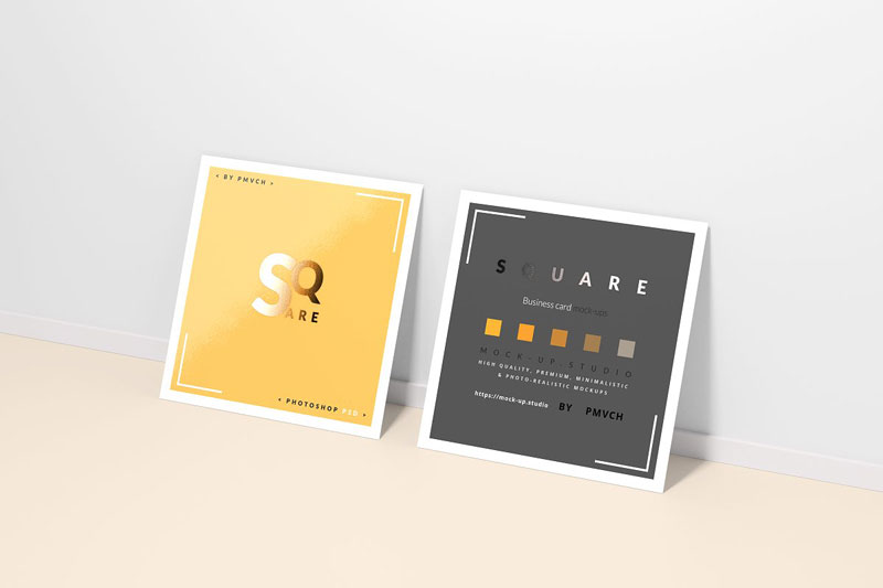 Square Business Card Mockups 4752802 Square Business Card Mockups 4752802