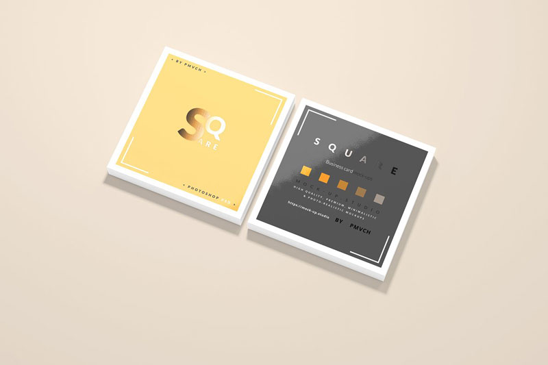 Square Business Card Mockups 4752802 Square Business Card Mockups 4752802