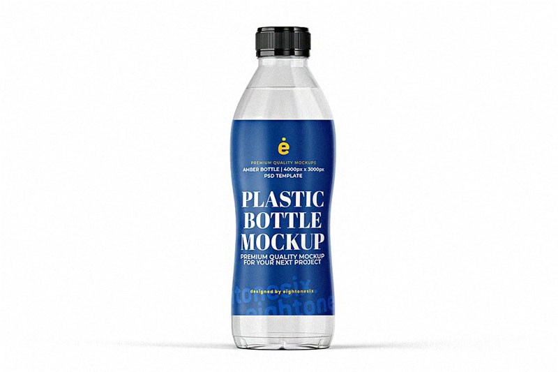 Water Plastic Bottle MockUp Template 2 Water Plastic Bottle MockUp Template 1