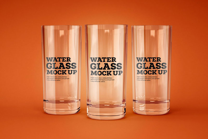 Water and Cocktail Glass Mockup Set 4774238 Water and Cocktail Glass Mockup Set 4774238