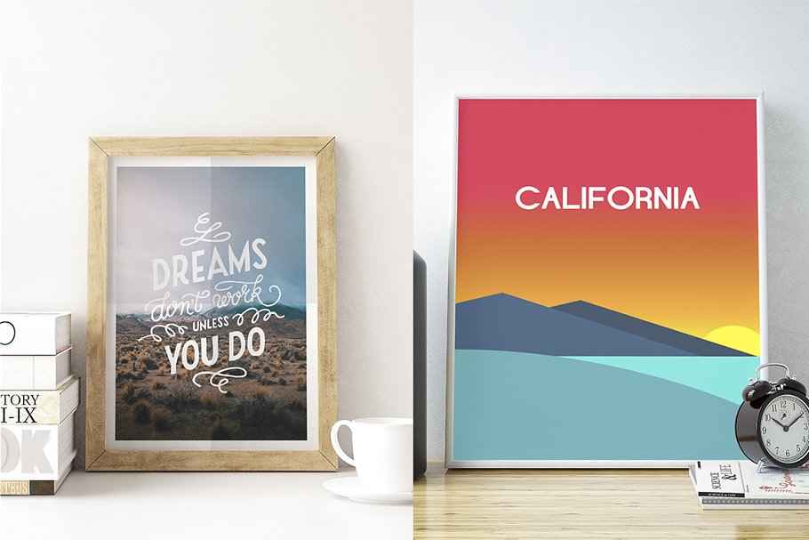 Poster Frame Mockup Set Poster Frame Mockup Set