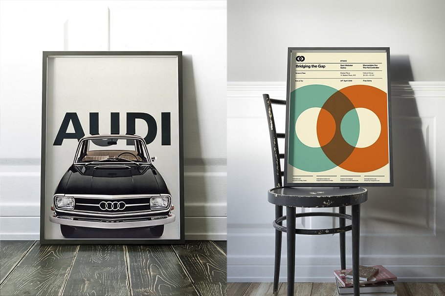 Poster Frame Mockup Set Poster Frame Mockup Set