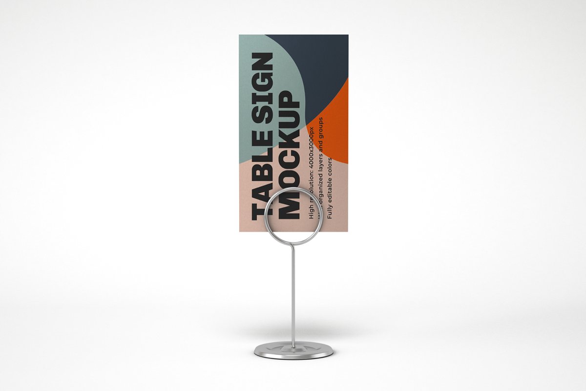 Table Tent and Sign Mockup Set 4774247 Table Tent and Sign Mockup Set 4774247