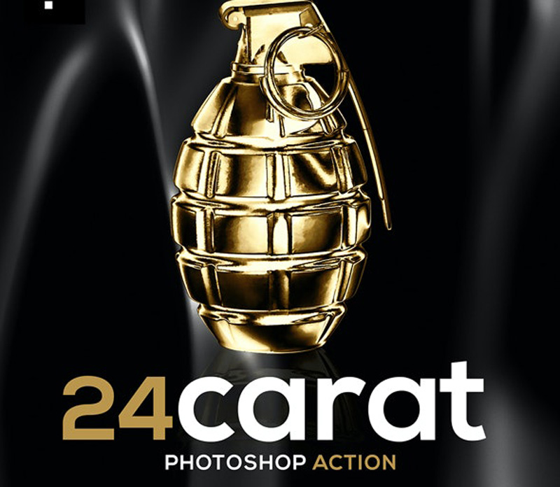 24 Carat Photoshop Action 26536703