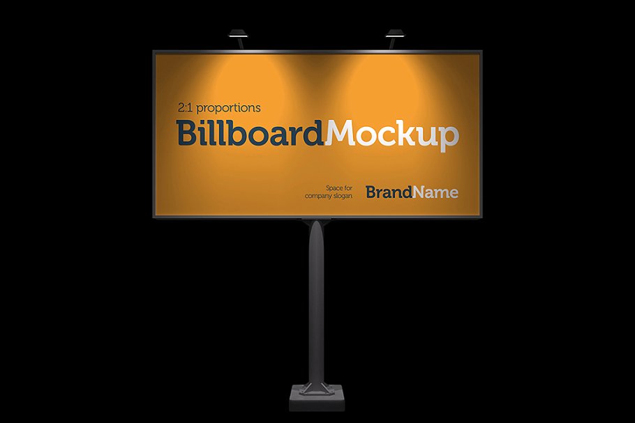 Billboard Mock-Ups. Day & night view 3435250 Billboard Mock-Ups. Day & night view 3435250