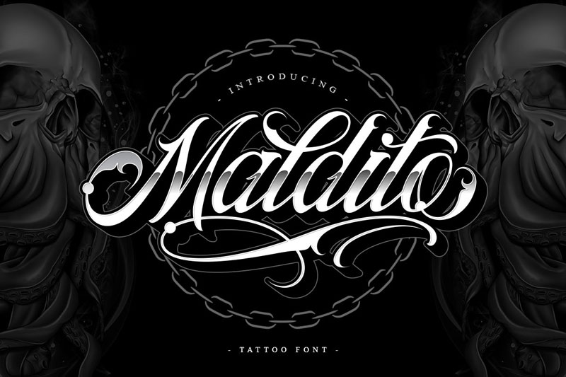 Maldito Fon Tattoo Style