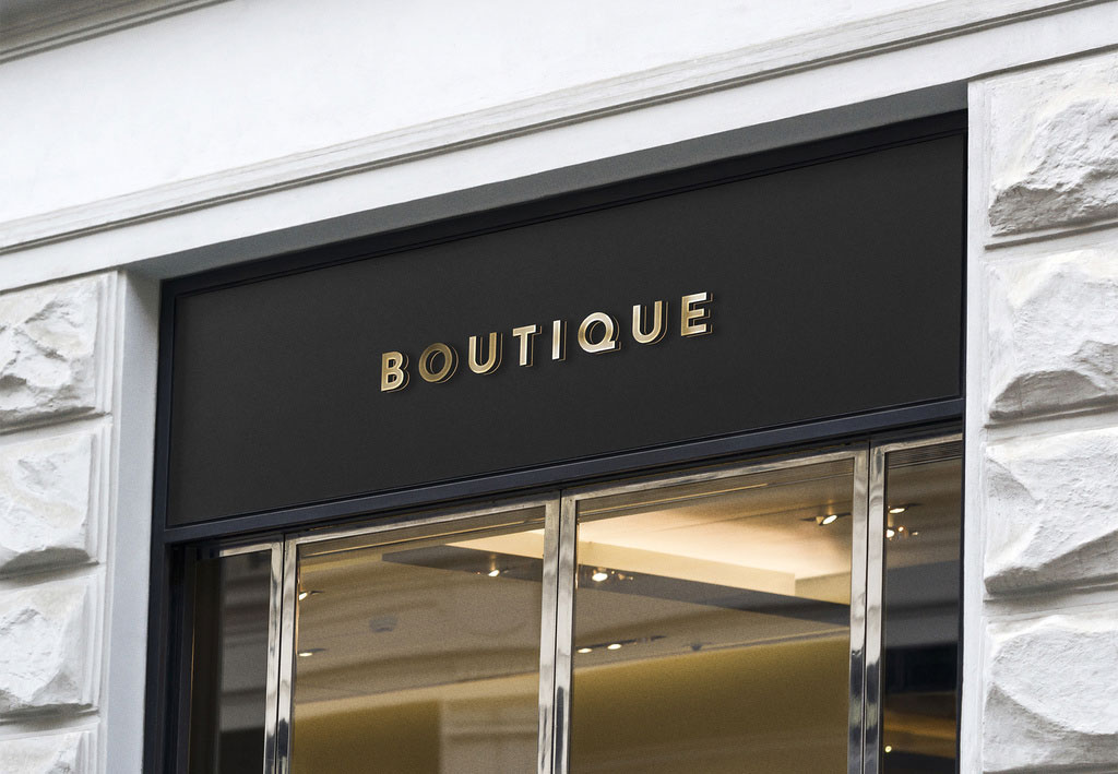 Wall Mounted Sign on Business Entrance Mockup 344298548 Wall Mounted Sign on Business Entrance Mockup 344298548