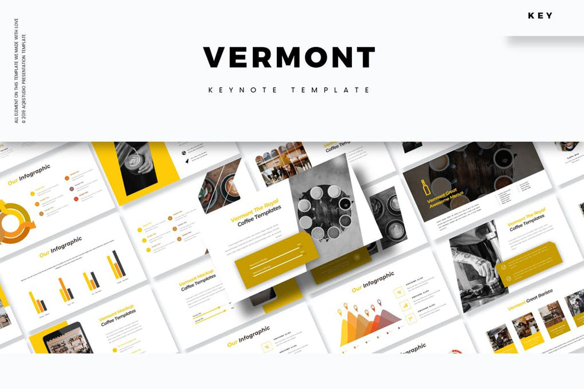 Vermont Powerpoint, Keynote and Google Slide Template