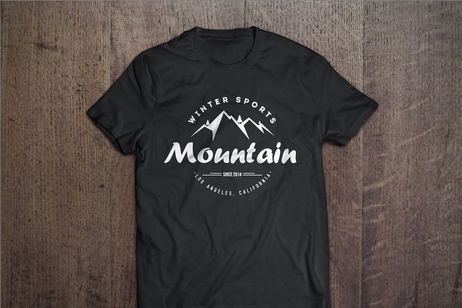 Mountain Vintage Badges 3 t shirt mockup front2 .png