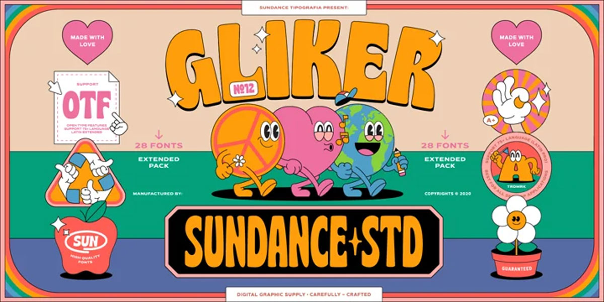 Gliker Font Family