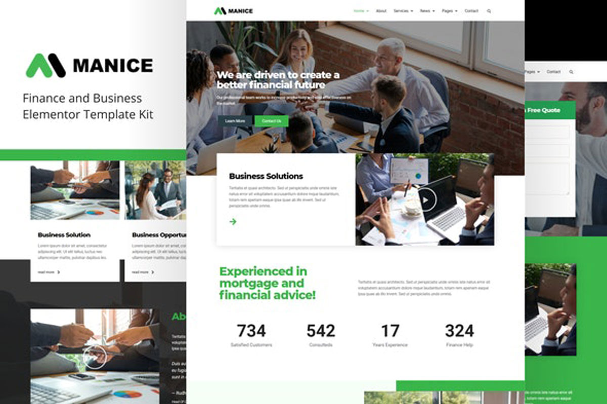 Manice - Business Template Kit 27605717