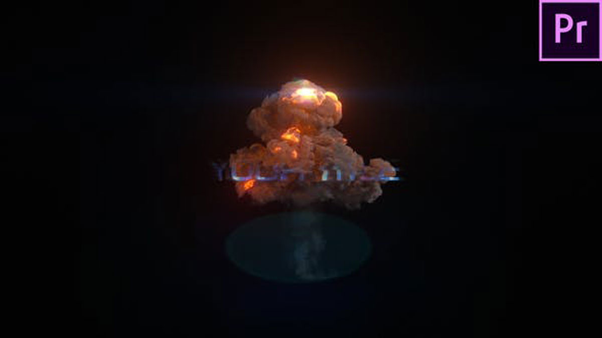 Videohive Explosion Glitch Title 27503181