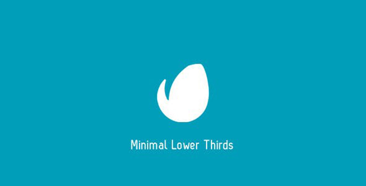 Videohive Minimal Lower Thirds 7087467