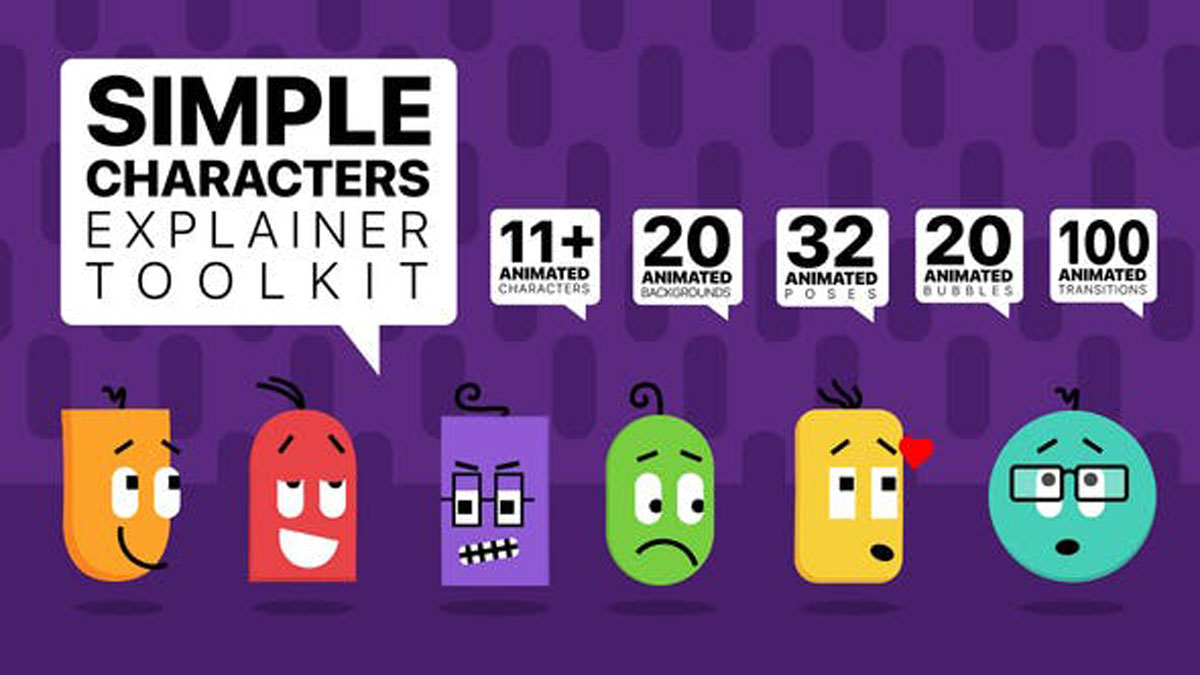 Videohive Simple Characters Explainer Toolkit 26245201