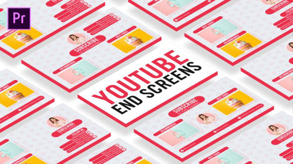 Videohive Sweet Youtube End Screens 27101956