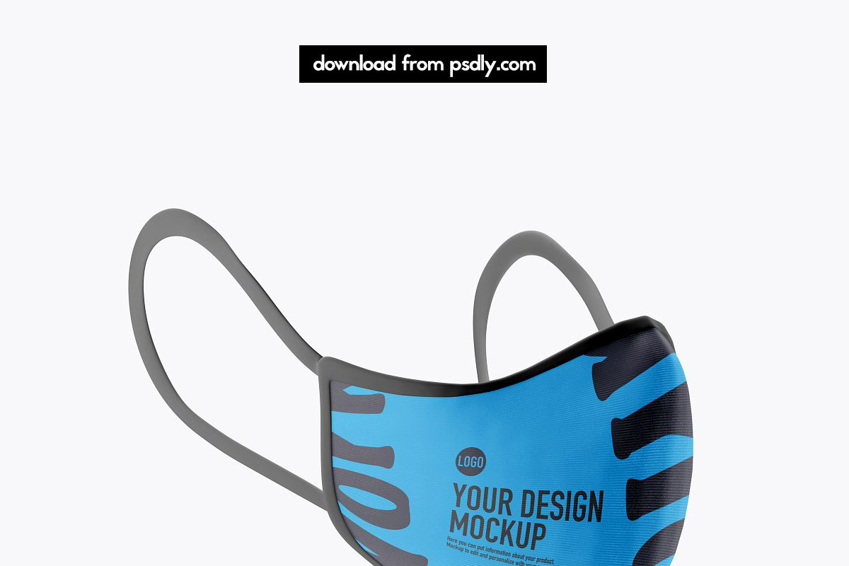 Medical face Mask mockup 5239614