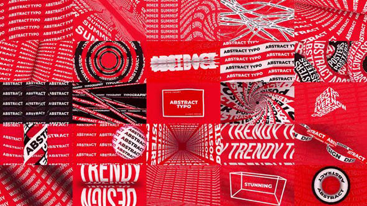 Videohive Abstract Typography 28128073
