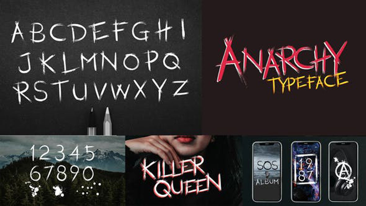 Videohive Anarchy Animated Typeface 26449617