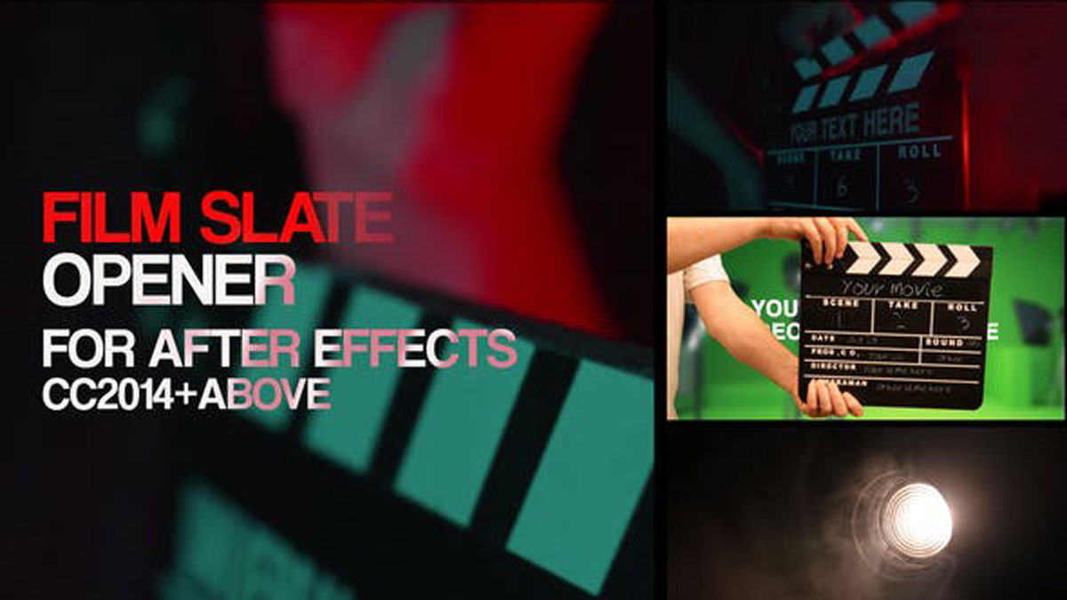 Videohive Film Slate Openers 25021877