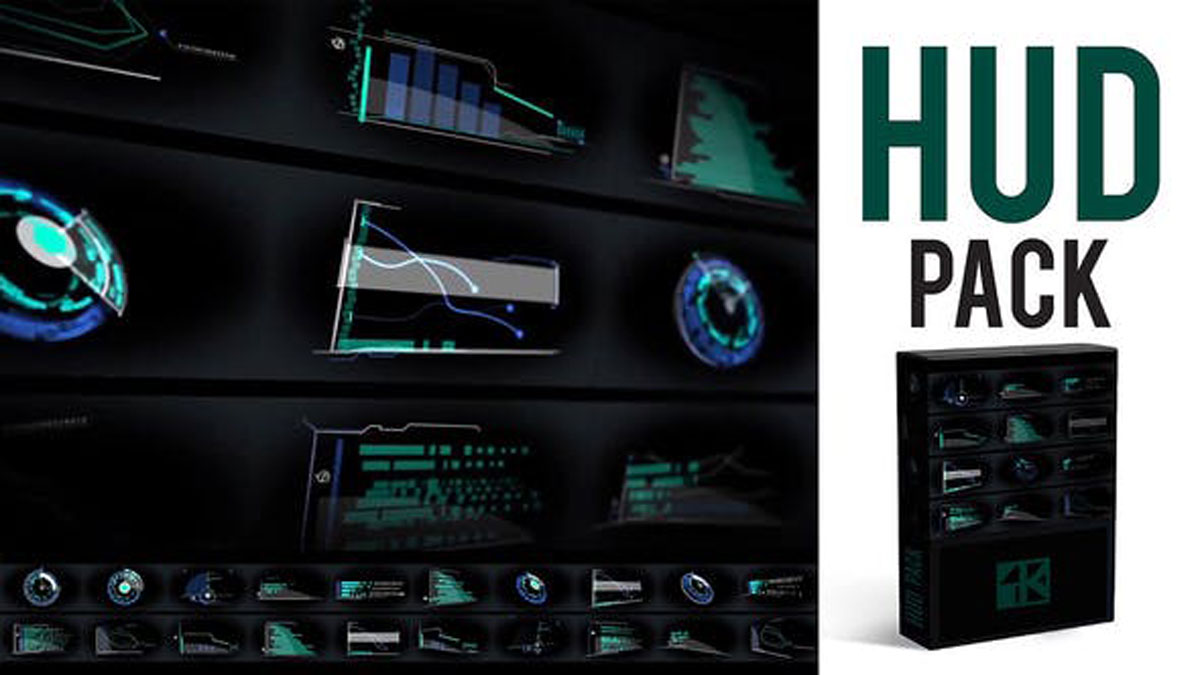 Videohive HUD Pack 4K 27858313