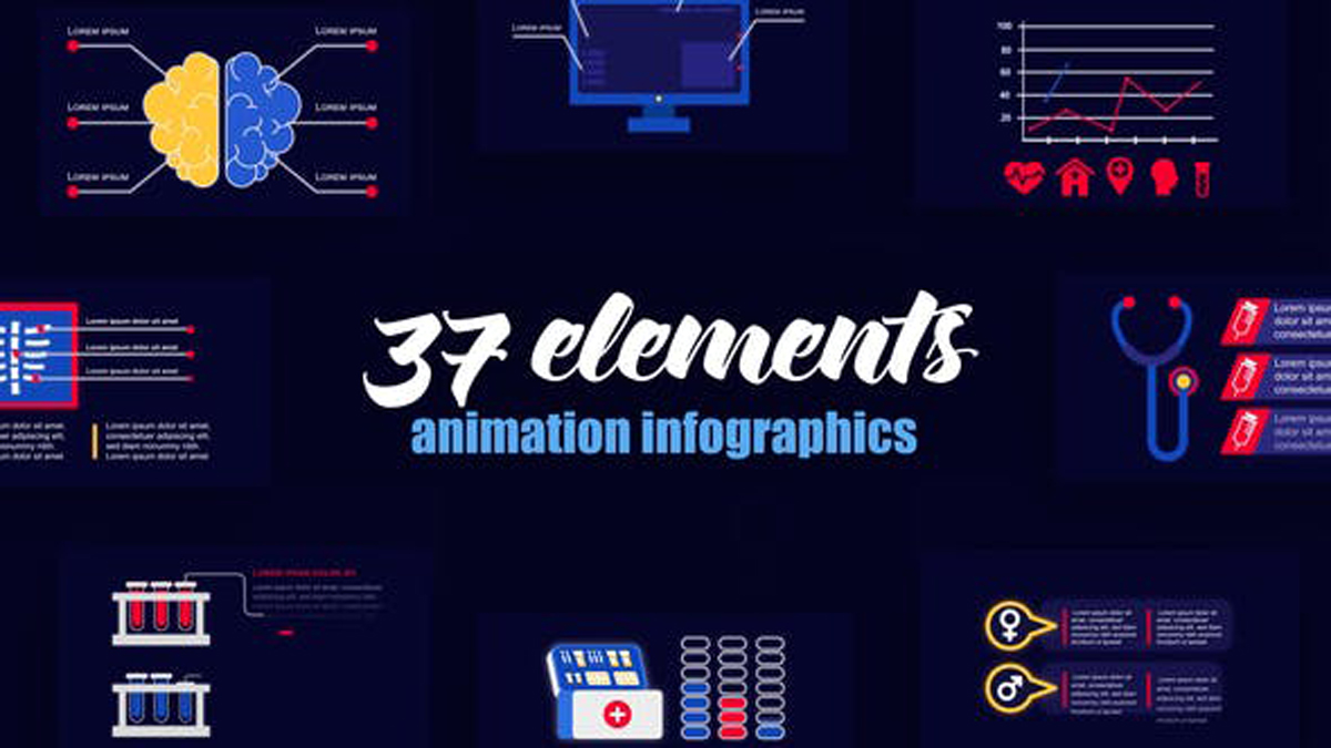 Videohive Healthcare Infographics Vol.56 28114029