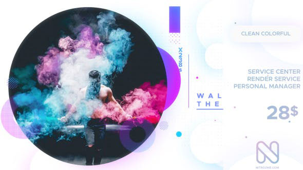 Videohive Clean Colorful Promo 21208877