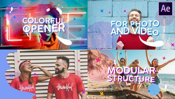 Videohive Colorful Opener | After Effects 28344895