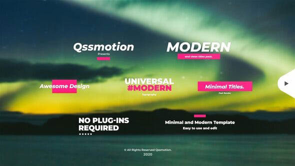 Videohive Creative and Modern Titles 28678009