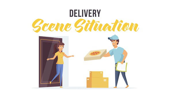 Videohive Delivery Scene Situation 28481445