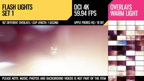 Videohive Flash Lights 4K Set 1 27216282