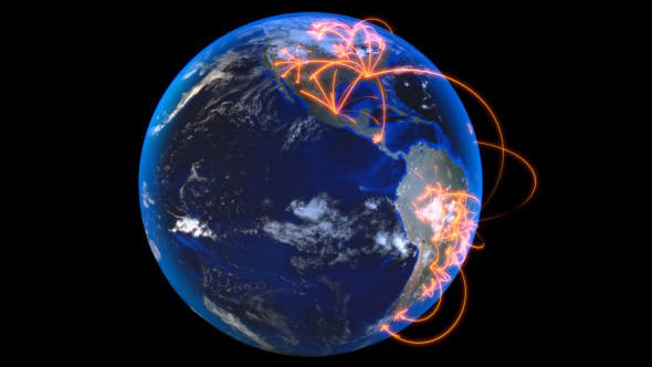 Videohive Global Network Connect 18106154