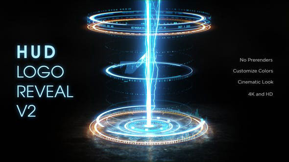 Videohive HUD Logo Reveal V2 28291571
