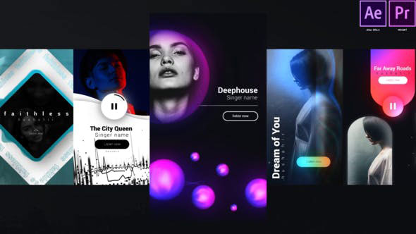 Videohive Instagram Unique Music Stories 28590768