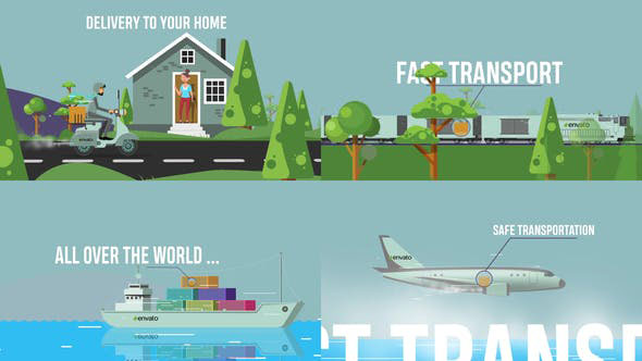 Videohive Logistics Delivery Promo 24669132