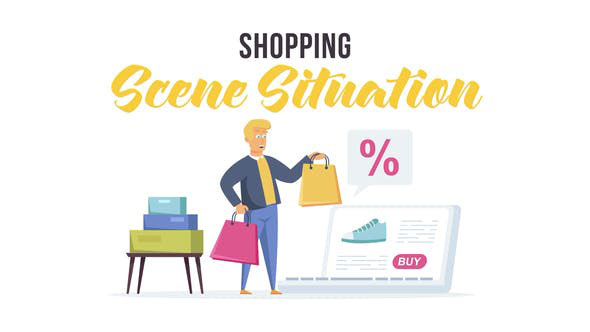 Videohive Shopping Scene Situation 28481311