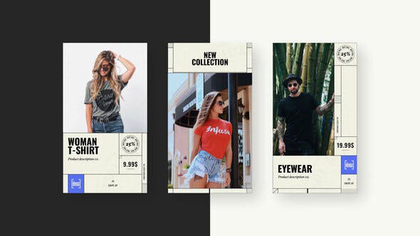 Videohive Vintage Denim Fashion Stories 28587657