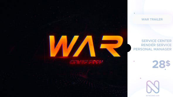 Videohive War Trailer 21203027