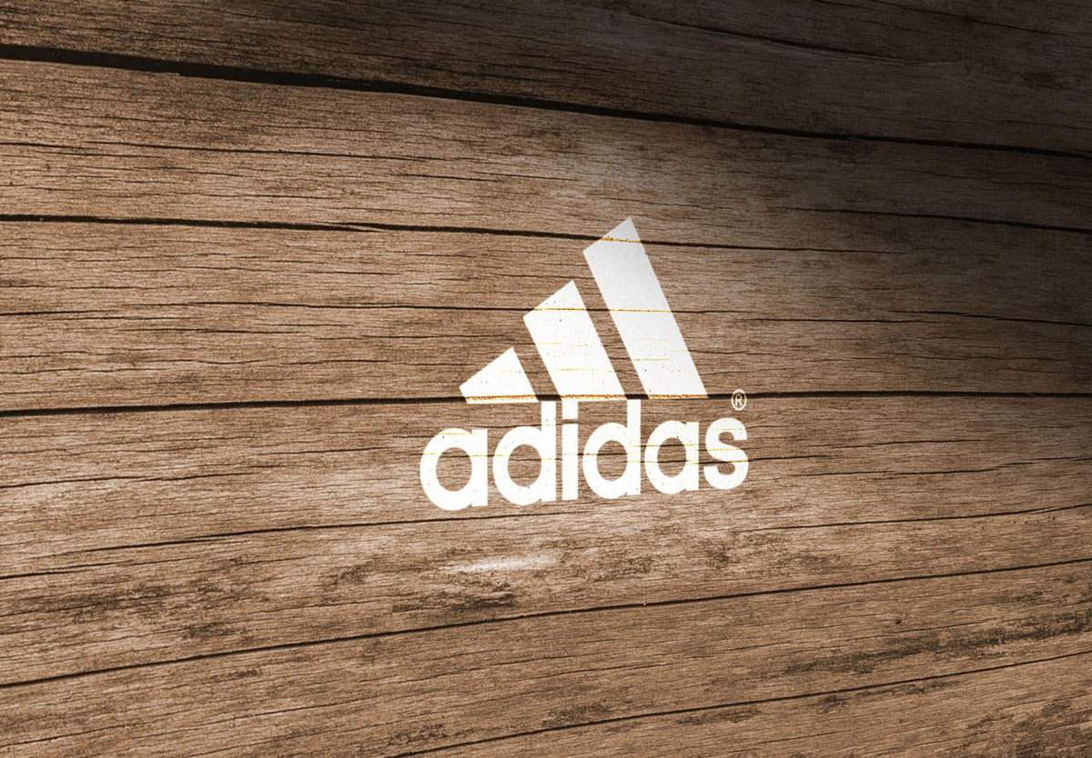 Wood Wall Logo Free PSD Mockup