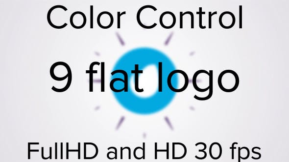 Videohive Flat logo pack 13759835