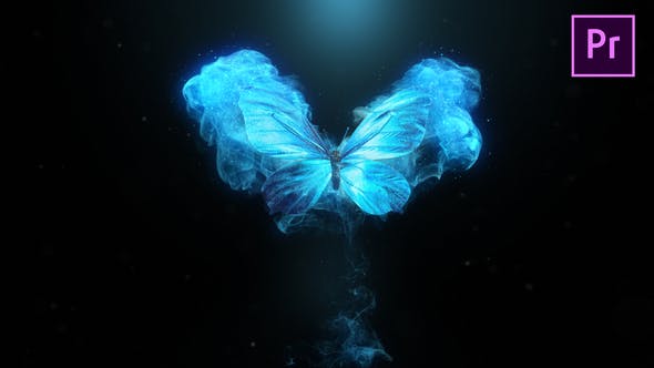 Videohive Flying Butterfly Logo Reveal 4k Premiere Pro 24346498