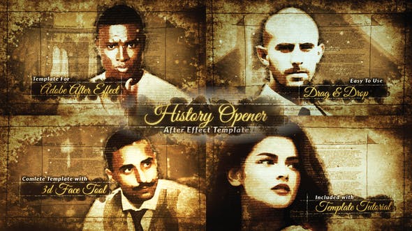 Videohive 3D Photo History Opener 28683512