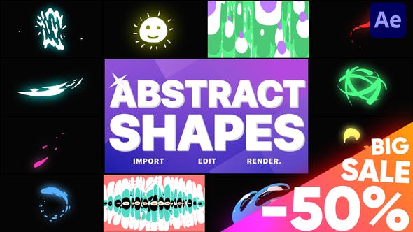 Videohive Abstract Liquid Shapes After Effects 28961361