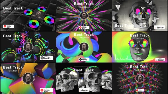 Videohive 3D Music Visualizer 25233406