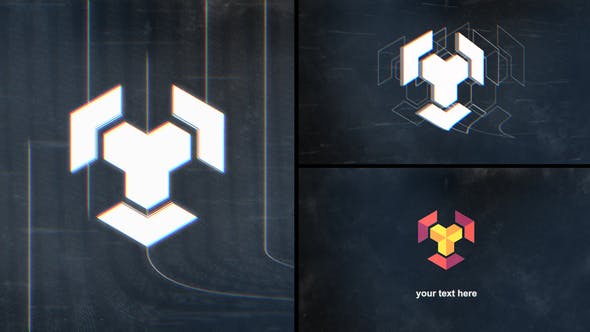 Videohive Tech Glitch Logo 29173283