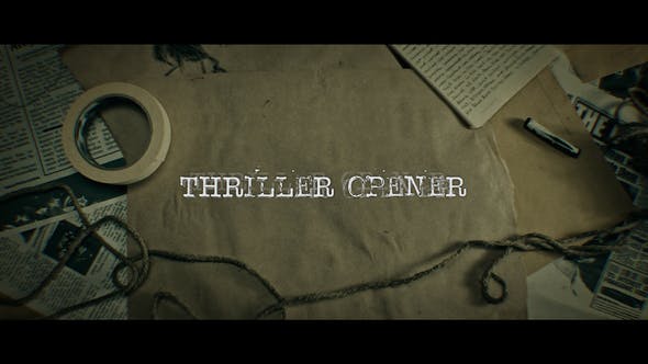 Videohive Thriller Opener 4K 28972180